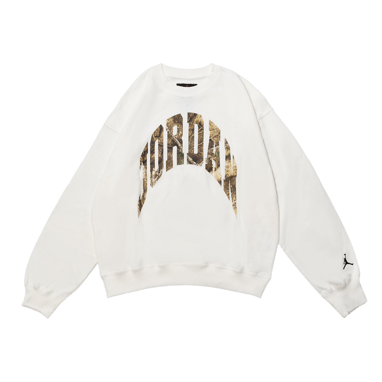 Air Jordan Realtree French Terry Crewneck "Sail"