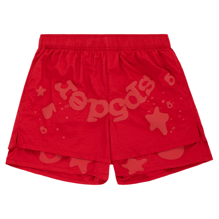 Sp5der Beluga Double Layer Short "Red"