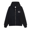 Stussy x Nike Stone Washed Fleece Zip Hoodie "Black"