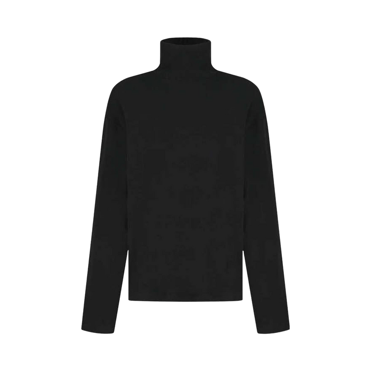 Amomento Slim Fit Turtle Neck T Shirt "Black"