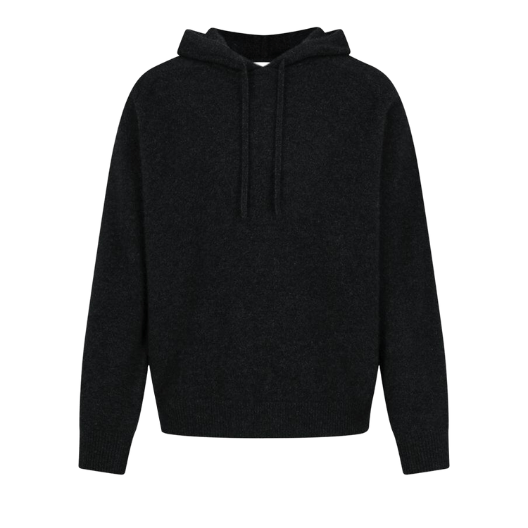 Amomento Charcoal Raccoon Hoodie Knit "Charcoal"