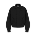 Amomento Padded Cotton Nylon Jumper "Black"