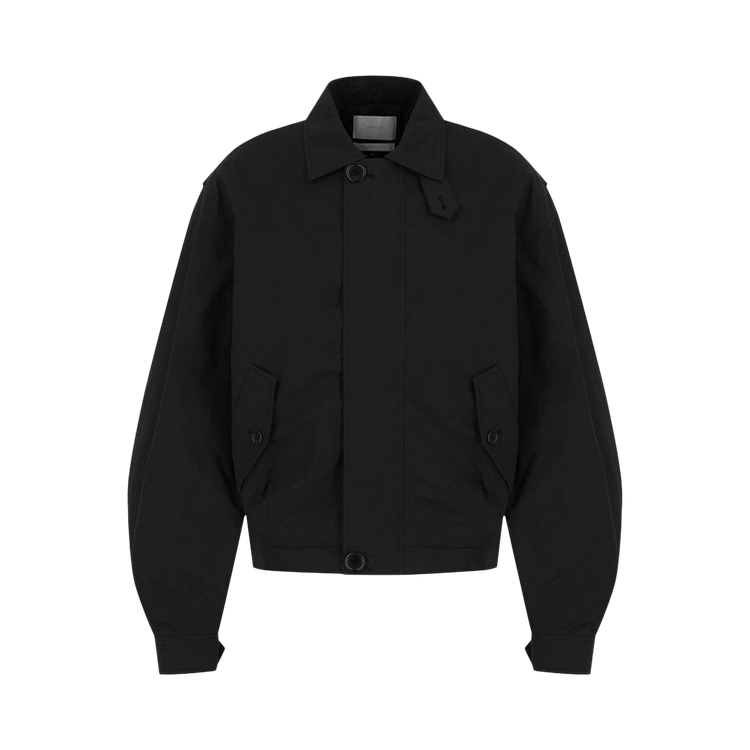 Amomento Padded Cotton Nylon Jumper "Black"