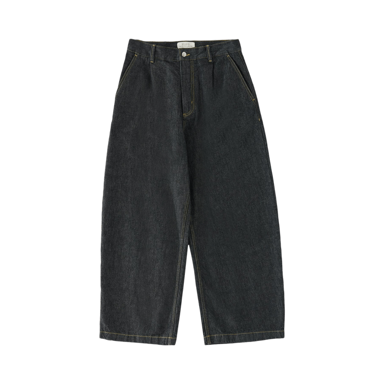Studio Nicholson Puch Italian Single Pleat Pant "Black"