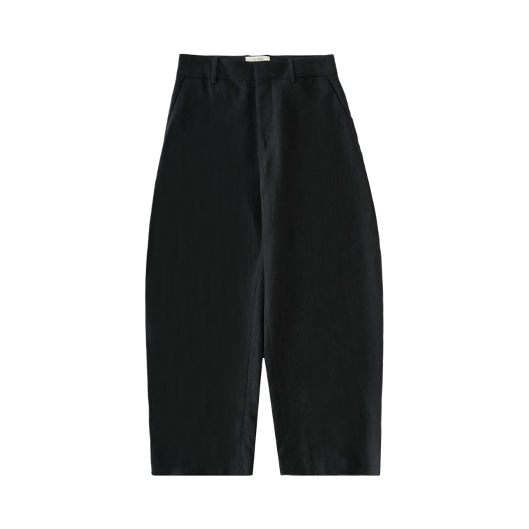 Studio Nicholson Fume Full Length Curved Leg Pant "Black"