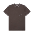 Museum of Peace & Quiet Wordmark Reverse Stitched T-Shirt "Brown"