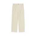 Auralee Homespun Tweed Painter Pants "Ivory White"