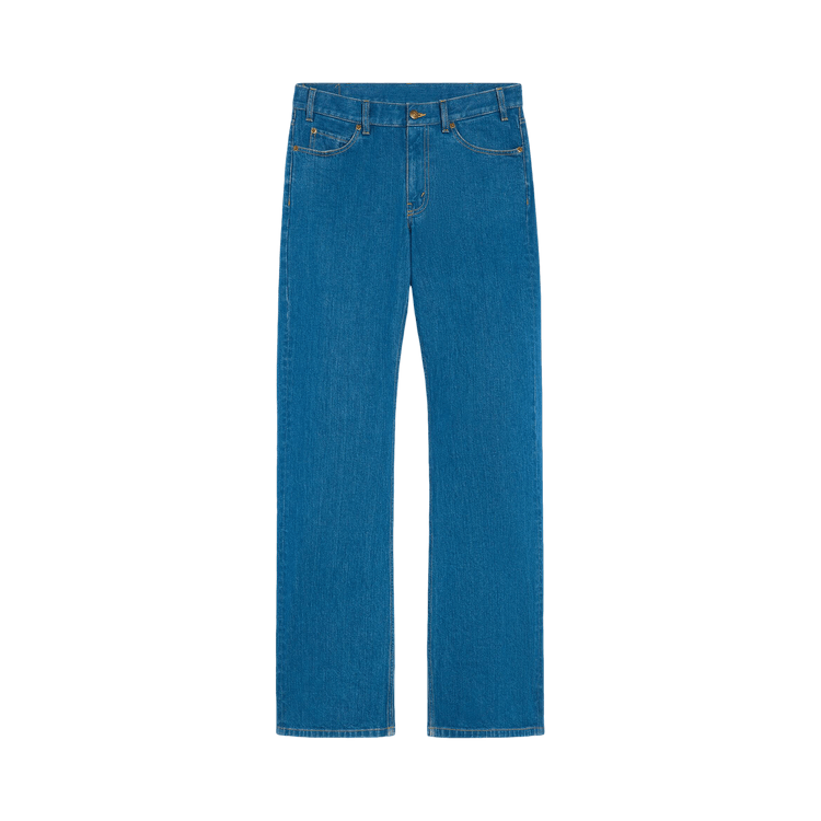 CELINE Flared Jeans "Western Blue Light Stone Wash"