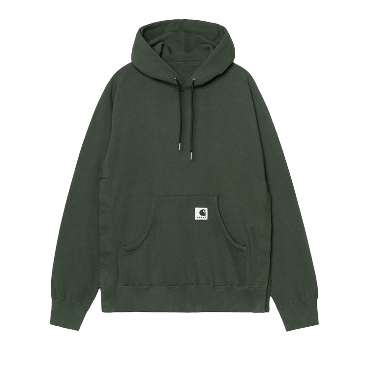 Sacai x Carhartt WIP Cotton Jersey Hoodie "Green"