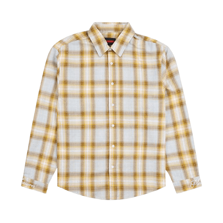 Pleasures Dizzle Button Up "Dijon"