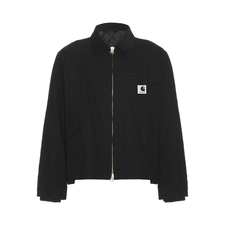 Sacai x Carhartt WIP Duck Jacket "Black"