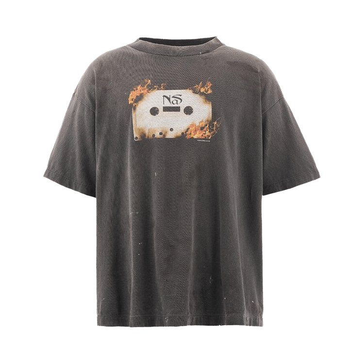 SAINT Mxxxxxx x Nas Short-Sleeve Tee "Black"
