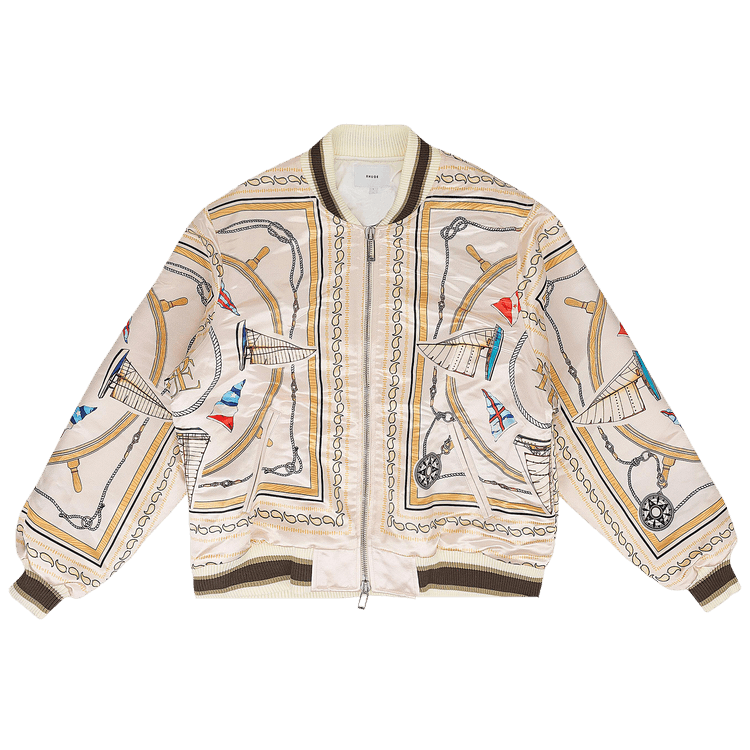 Rhude Nautica Satin Bomber "Multicolor"
