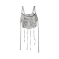 Who Decides War Tailored Deep Neck Corset "Green"