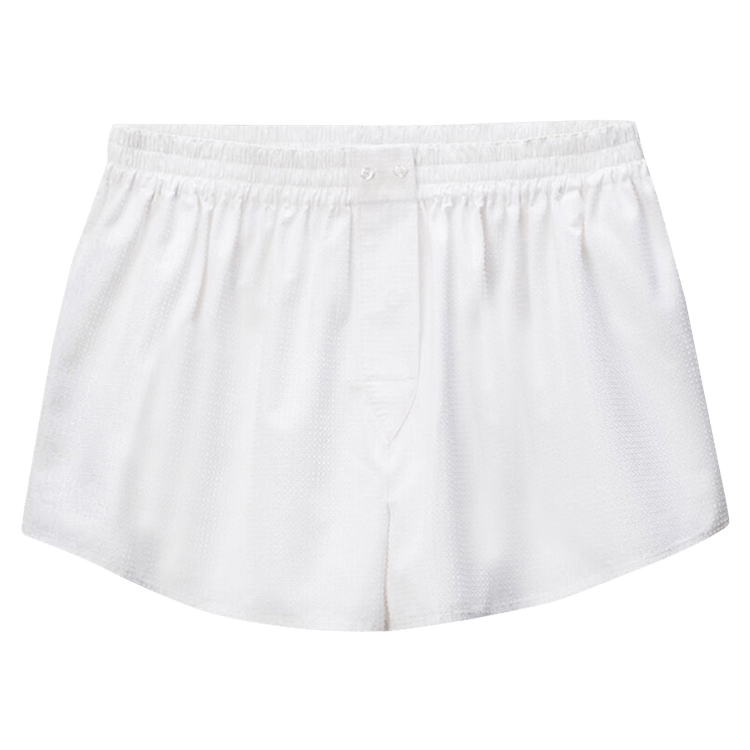 Alexander Wang Boxer Short W/ Allover Hotfix "White"