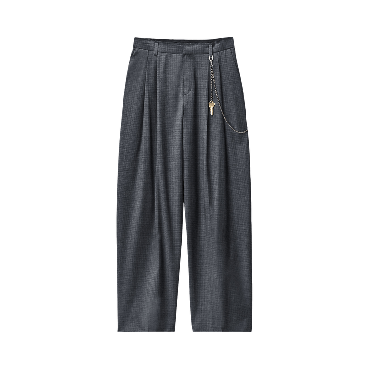 Alexander Wang Mid-Rise Trouser W/ Chain "Dark Grey Melange"
