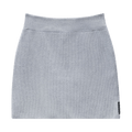 Alexander Wang Mini Skirt W/ Embossed Logo "Washed Grey"