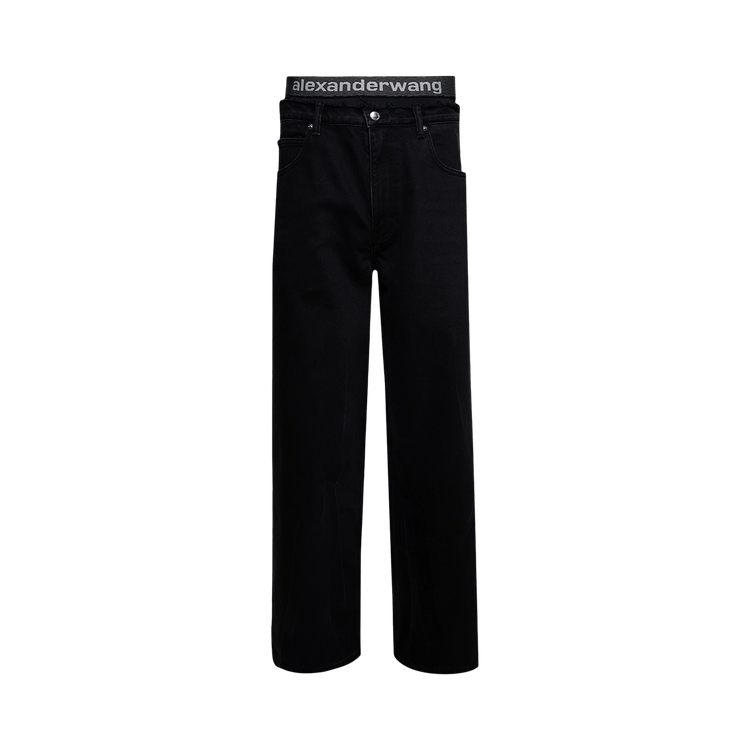 Alexander Wang Pre-Styled Jean "Faded Black"