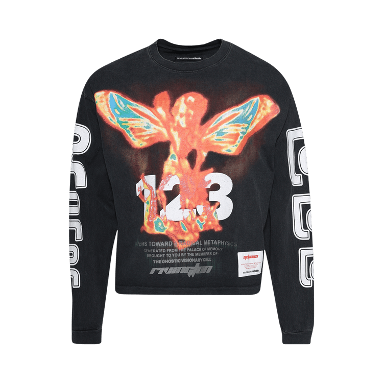 RIVINGTON roi Rebis In Times Like These Cva Long-Sleeve Tee "Mechanic Black / Orange"