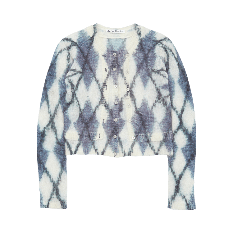 Acne Studios Mohair Blend Cardigan "Mauve Grey"