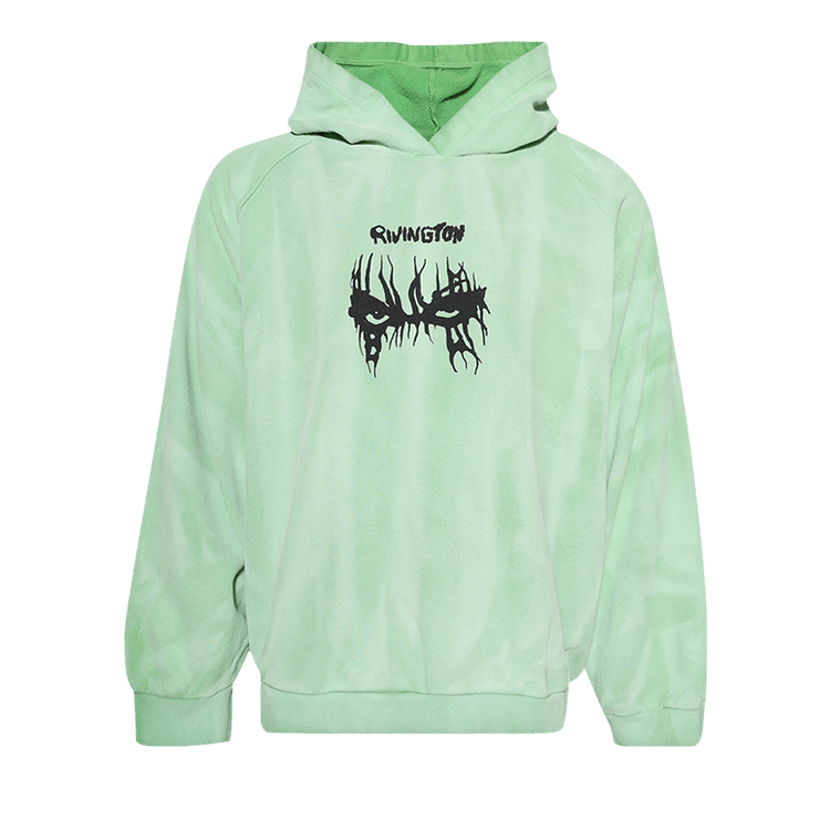 RIVINGTON roi Rebis Bad Eyes Hoodie "Heiro Green"