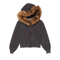 Acne Studios Hooded Zipper Sweater "Rust Brown"