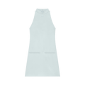 Courrèges Heritage Crepe A-Line Dress "Cloud Blue"