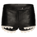 Magda Butrym Leather Shorts "Black"