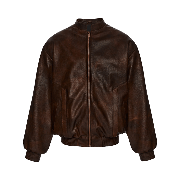 Magda Butrym Leather Jacket "Brown"