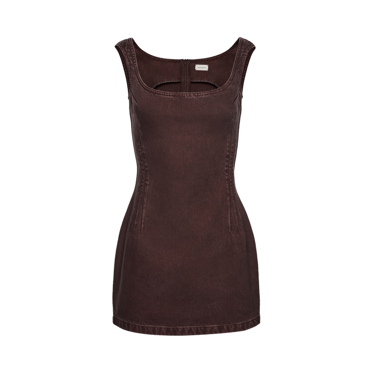 Magda Butrym Denim Dress "Brown"