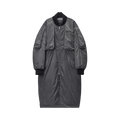 Alexander Wang Oversized Padded Parka Coat "Black Biowash"