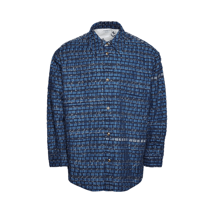 Thom Browne Oversized Shirt Jacket "Medium Blue"
