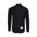 Thom Browne Straight Fit Long Sleeve Broad Shirt "Navy"
