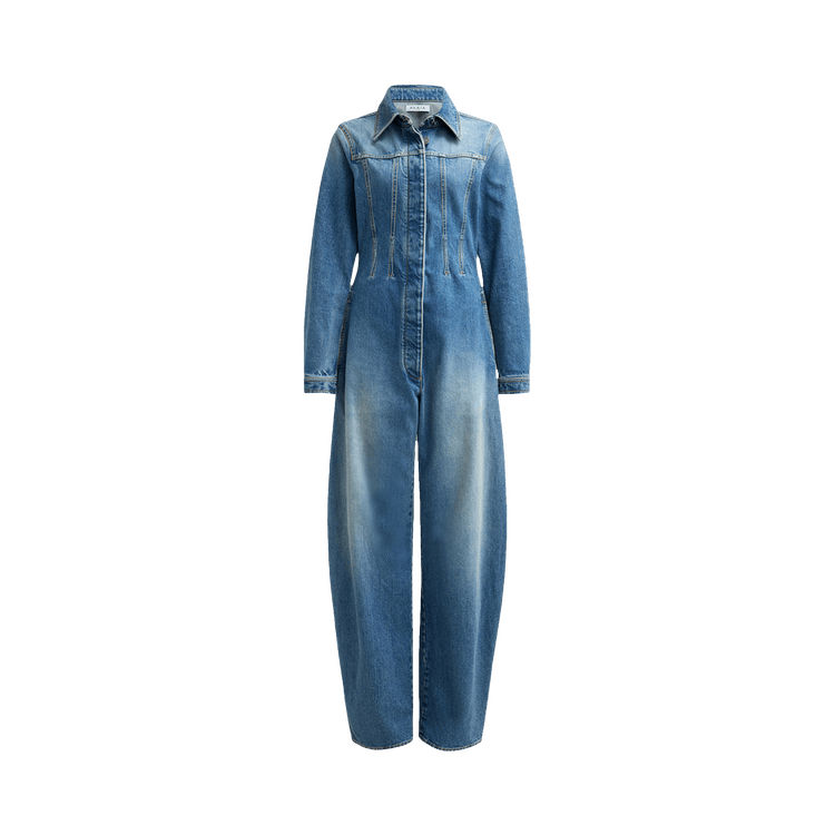 Alaïa Round Jumpsuit "Bleu Vintage"