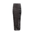 Alexander Wang Maxi Skirt W/ Animal Print "Eiffel Tower"