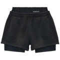 Alexander Wang Prestyled Bike Short Sweatshort "Washed Black"