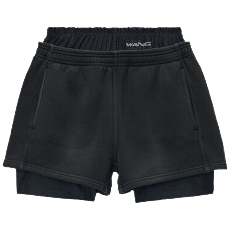 Alexander Wang Prestyled Bike Short Sweatshort "Washed Black"