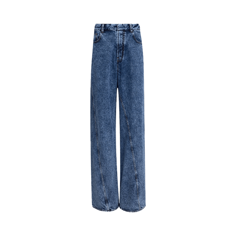 Alaïa Twisted Pants "Bleu Neige"