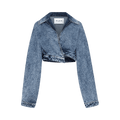 Alaïa Spiral Jacket "Bleu Neige"