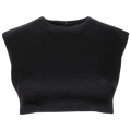 David Koma Sleeveless Crop Top "Black"