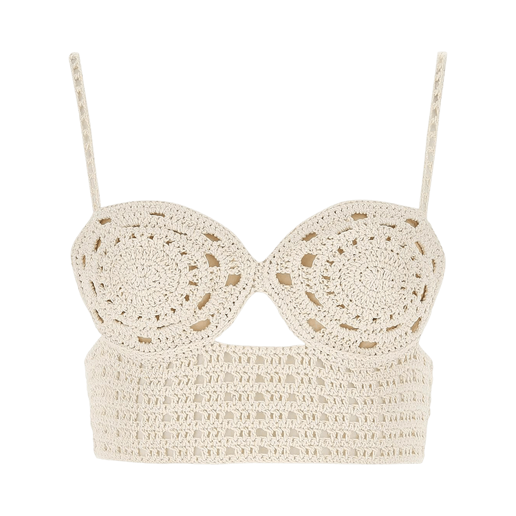 Magda Butrym Top Bra "Cream"
