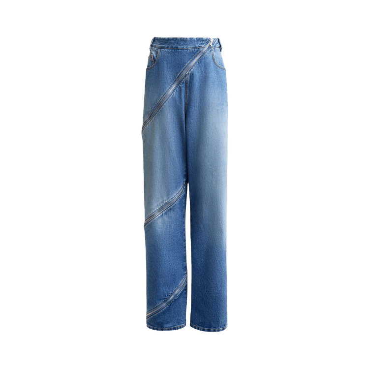 Alaïa Spiral Pants "Bleu Vintage"
