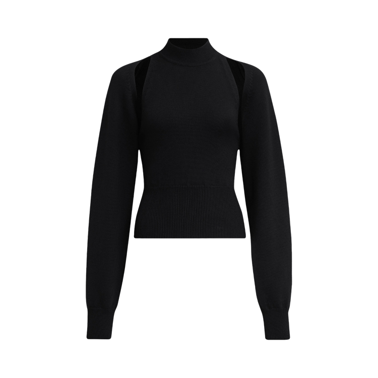Alaïa Cut Out Jumper "Noir Alaia"