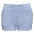 Alexander Wang Essential Terry Sweatshort W/ Puff Paint Logo "Washed Pale Blue"
