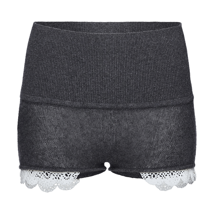 Magda Butrym Knitwear Shorts "Grey"