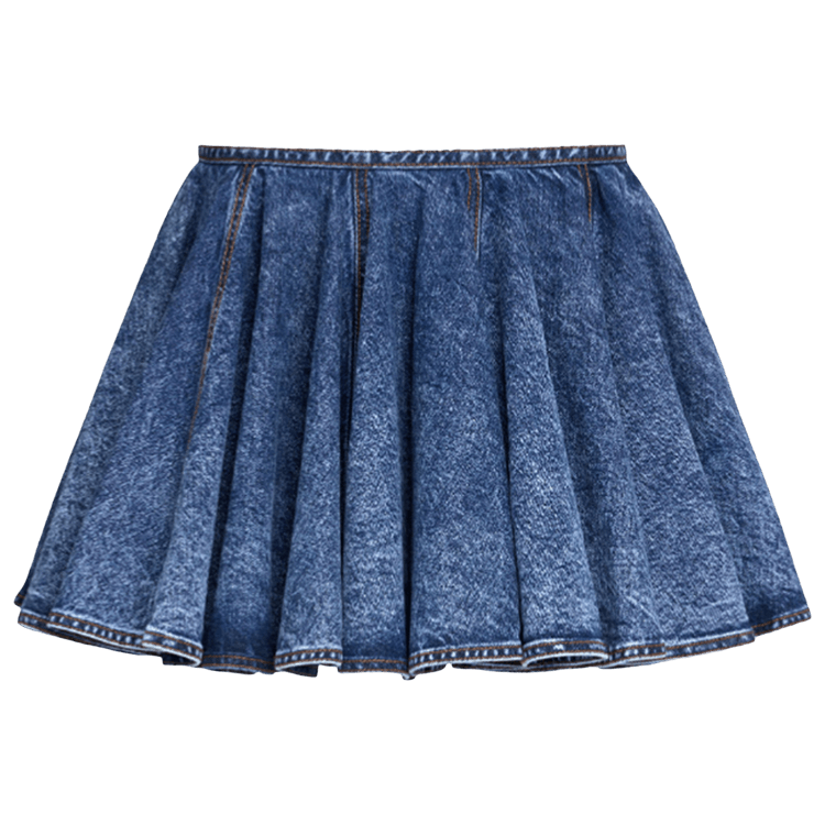 Alaïa Skater Skirt "Bleu Neige"