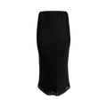 Victoria Beckham Lace Trim Slip Skirt "Black"