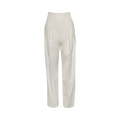 Victoria Beckham High Waist Cinch Trouser "Ivory"