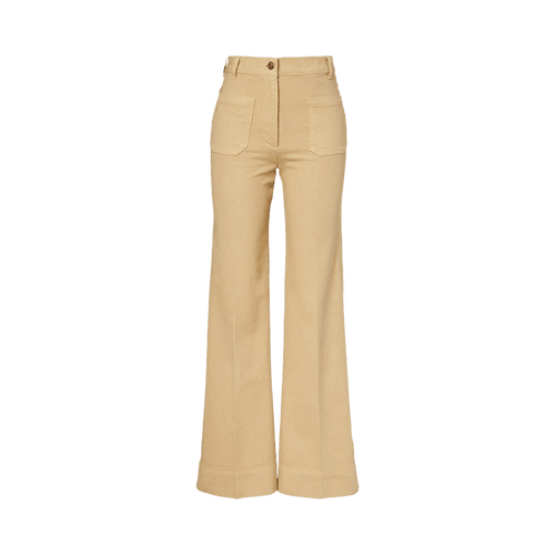 Victoria Beckham Regular Alina Jean "Butter Yellow Garment Dye"