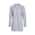 Victoria Beckham Wrap Tuck Detail Blouse "White/Regatta/Ice Lemon"